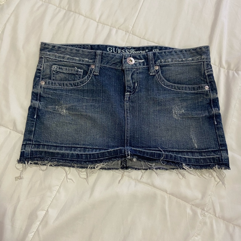 Guess mini jeans skirt